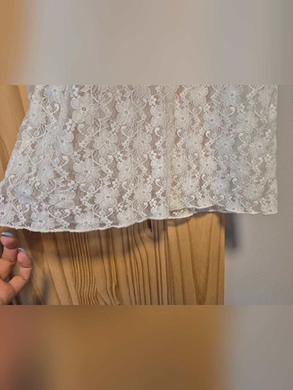 Lace Racerback Tank Top - Picture 9 of 13